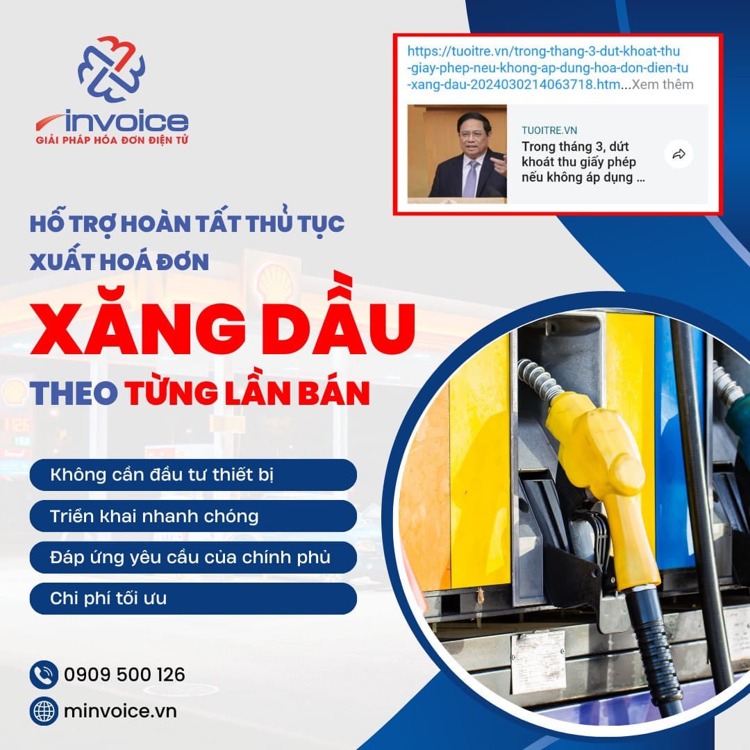 Giải pháp hiện đại cho việc quản lý hoá đơn xăng dầu: M-Invoice