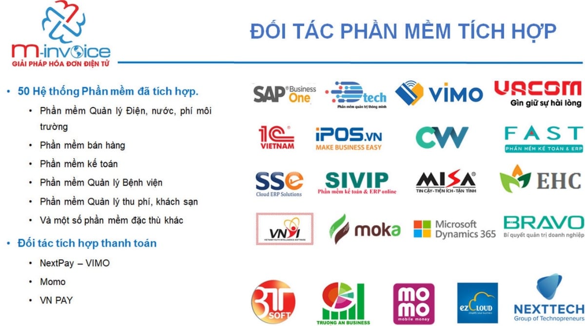 Đối tác phần mềm tích hợp