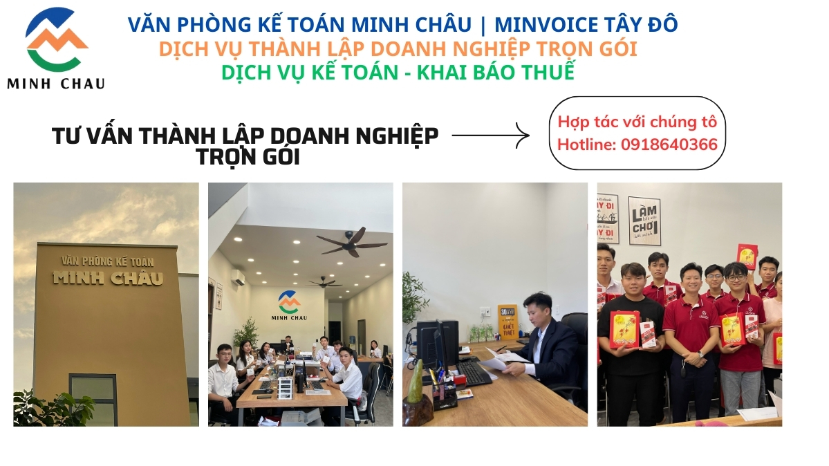 Văn phòng kế toán Minh Châu - MINVOICE TÂY ĐÔ