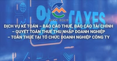 DỊCH VỤ KẾ TOÁN – BÁO CÁO THUẾ, BÁO CÁO TÀI CHÍNH – QUYẾT TOÁN THUẾ THU NHẬP DOANH NGHIỆP – TOÁN THUẾ TẠI TỔ CHỨC DOANH NGHIỆP CÔNG TY