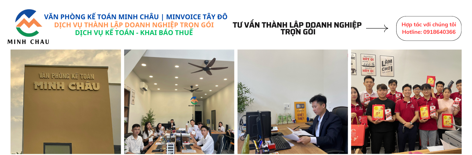 Văn phòng Kế toán Minh Châu | M-invoice Tây Đô | Dịch vụ kế toán | Thành lập doanh nghiệp trọn gói